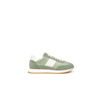 Nero Giardini E601110U Baskets Homme en Cuir Et Suède, laurier, 45 EU