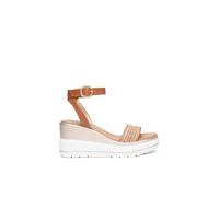 Nero Giardini E615960D Sandales Femme en Cuir Et Tissu, 329, 39 EU