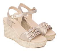 NERO GIARDINI E615981D 675 Sandales Compensées Femme Bride Cheville En Cuir
