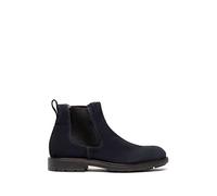 Nero Giardini I001652U Bottines Chelsea Homme en Cuir Velours - Bleu 42 EU