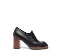 Nero Giardini I308190D Mocassins Femme en Cuir - Noir 39 EU
