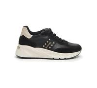 Nero Giardini I308335D Sneakers Femme en Cuir Velours Et Cuir - Noir 38 EU