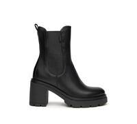 Nero Giardini I309163D Bottines Chelsea Femme en Cuir Velours - Noir 39 EU