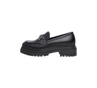 Nero Giardini I411410D Mocassins Femme en Cuir - Noir 36 EU