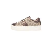Nero Giardini I411614D Omega Jupiter Ecru Baskets de Sport pour Femme en Cuir Basse, ivoire (ral 1013), 40 EU