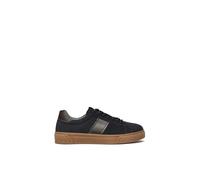 Nero Giardini I500951U Sneakers Homme en Cuir Velours Et Cuir - Bleu 40 EU