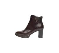 Nero Giardini I513801D Bottines Femme en Cuir - Marron Foncé 36 EU