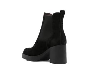 Nero Giardini I513890D Bottines Chelsea Femme en Cuir Velours - Noir 36 EU