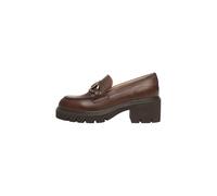 Nero Giardini I513981D Mocassins Femme en Cuir - Marron Foncé 36 EU