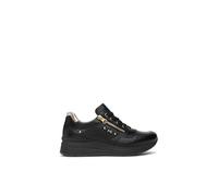 Nero Giardini I514070D Sneakers Femme en Cuir Et Matière Technique - Noir 35 EU