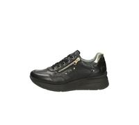 Nero Giardini I514070D Sneakers Femme en Cuir Et Matière Technique - Noir 39 EU