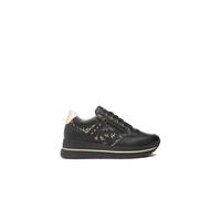 Nero Giardini I514100D Sneakers Femme en Cuir Et Matière Technique - Noir 40 EU