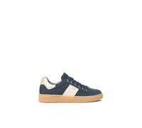 Nero Giardini I514150D Sneakers Femme en Cuir Velours Et Cuir - Bleu 36 EU