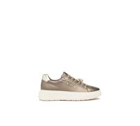 Nero Giardini I514170D Sneakers Femme en Cuir Et Matière Technique - Bronze 39 EU