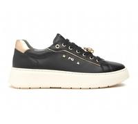 Nero Giardini I514170D Sneakers Femme en Cuir Et Matière Technique - Noir 38 EU