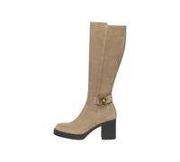 Nero Giardini I514660D Bottes Femme en Cuir Velours - Beige 39 EU