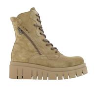 Nero Giardini I514911D Bottines Motardes Femme en Cuir Velours - Beige 38 EU