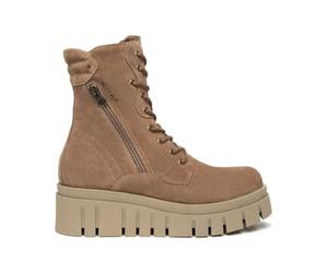 Nero Giardini I514911D Bottines Motardes Femme en Cuir Velours - Marron 39 EU