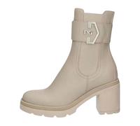 Nerogiardini - Bottines Chelsea en cuir - Femme - Chaussures - Beige - Taille: 37 EU