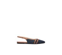Nerogiardini - Chaussures Plates en Denim Talon Bas - Femme - Chaussures - Bleu - Taille: 38 EU