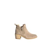 Nerogiardini - Creta Heeled Boot - Femme - Chaussures - Beige - Taille: 40 EU