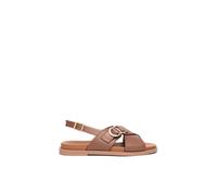 Nerogiardini - E615933D Sandale Plate - Femme - Chaussures - Brun - Taille: 40 EU