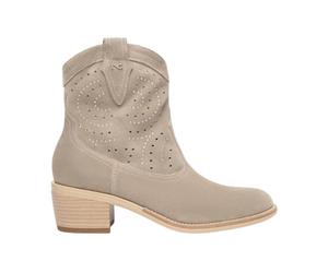 Nerogiardini, Femme, Chaussures, Beige, Taille: 38 EU E615121D Bottes de cowboy