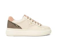 Nerogiardini, Femme, Chaussures, Beige, Taille: 39 EU Baskets ivoire avec artisanat italien
