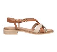 Nerogiardini, Femme, Chaussures, Brun, Taille: 41 EU Sandales en cuir et tissu technique