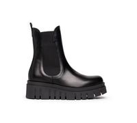 Nerogiardini, Femme, Chaussures, Noir, Taille: 37 EU Bottines chelsea en cuir avec plateforme