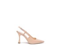 Nerogiardini, Femme, Chaussures, Rose, Taille: 36 EU Escarpins Slingback en Vernis Rose Poudré