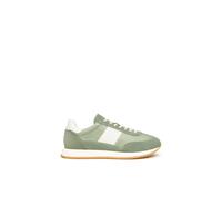 Nerogiardini, Homme, Chaussures, Vert, Taille: 44 EU Baskets en cuir et daim