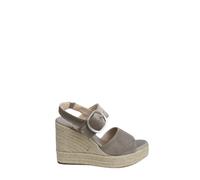 Nerogiardini - Sandales Compensées en Daim - Femme - Chaussures - Gris - Taille: 38 EU