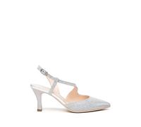 Nerogiardini - slingback argento in lurex nerogiardini - 36