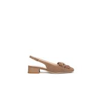 Nerogiardini - Velour Slingback - Femme - Chaussures - Brun - Taille: 38 EU