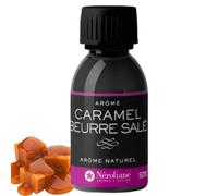 NEROLIANE - Arôme Alimentaire Naturel Caramel Beurre Salé 50 ml - Saveur Fidèle et Gourmande - Pâtisseries, Confiseries, Glaces, Yaourts, Boissons - Vegan - Qualité Professionnelle - Made in France
