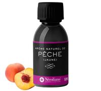 NEROLIANE - Arôme Alimentaire Naturel Pêche Blanche 125 ml - Saveur Délicate, Fruitée et Raffinée - Pour Glaces, Pâtisseries, Yaourts - Vegan - Qualité Professionnelle - Made in France