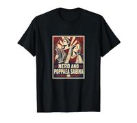 Néron et Poppée Sabina Drame de la Rome Antique T-Shirt Graphique avec Valeur