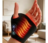 Neroo Flow Coussinet de poignet de massage pour tunnel carpien, thérapie à la lumière rouge, 3 niveaux de réglage, bande de protection pour le canal carpien, soutien du poignet contre la tendinite, à