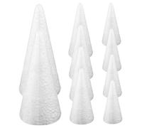 Neroyaner Cône en polystyrène Cône Blanc DIY Cone Mole CONIDE Cone des CONETURES pour Les FOURNISSEMENTS CROST