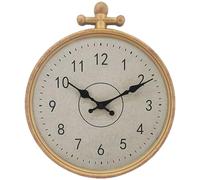 Neroyaner Horloges d'extérieur étanches horloges d'extérieur étanches Horloge Murale Vintage sans tic-tac de 14 Pouces pour Patio Piscine Jardin Porche Salle de Bain