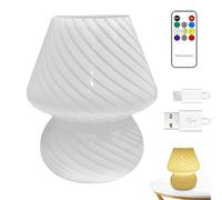 Neroyaner Lampe à Champignon 3 Couleur Dimmable Mignon Nuits de Champignons lumière avec télécommande des Petites Lampes de Chevet esthétiques pour Le Salon décor Table Chambre à Coucher