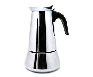 NERTHUS Cafetière Italienne Vin Bouquet (6 Tasses), Silver