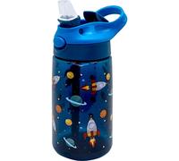 NERTHUS FIH 1164 bouteille enfant tritan 450 ml bec rabattable sans BPA légère résistante design espace idéale pour l école