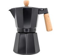 NERTHUS FIH 1252 Cafetière italienne à induction 6 tasses Design Noir Bois