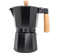 NERTHUS FIH 1253 Cafetière italienne à induction 9 tasses Design Noir Bois
