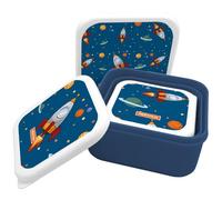 NERTHUS FIH 1328 Boîtes alimentaires empilables pour enfants, ensemble de 3 contenants pour enfants sans BPA