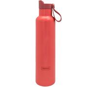NERTHUS FIH 1340 Bouteille Sport CLICK & DRINK! à Double Paroi de 750 ml avec Bouchon à Clic, Hydratation et Style dans un Design Premium Corail