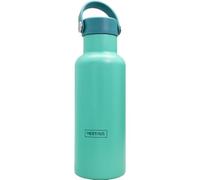 NERTHUS FIH 1417 Bouteille isotherme à double paroi avec bouchon à vis 500 ml, Turquoise
