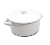 Nerthus FIH 375 Porcelaine Snacks Cocotte, Blanc